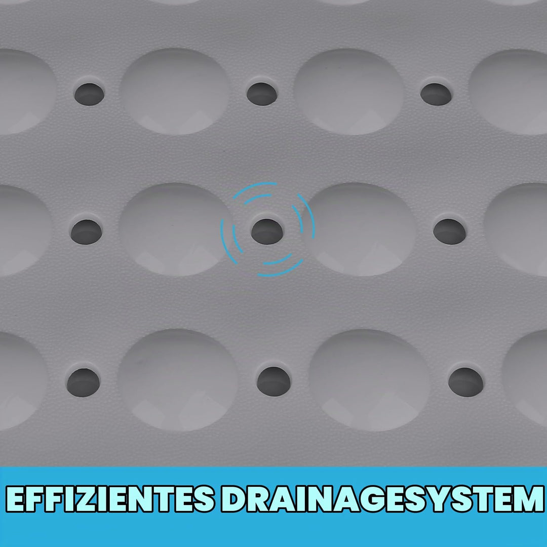 Duschmatte rutschfest 80x80 cm Gross | Dicke Antirutschmatte Dusche Quadratisch Schimmelresistent |