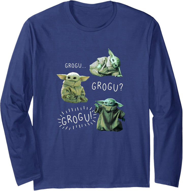Star Wars: The Mandalorian Grogu Grogu Grogu R14 Langarmshirt