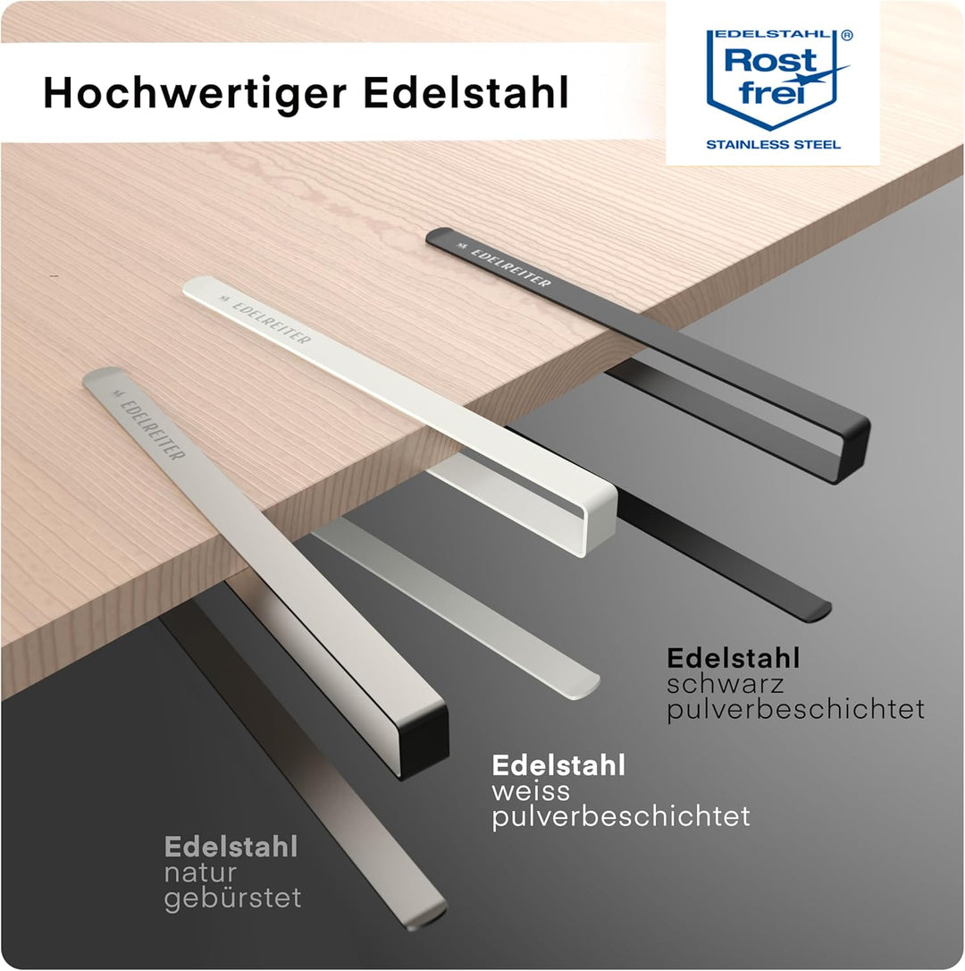 EDELREITER® Küchenrollenhalter ohne Bohren | hochwertiger Küchenrollenhalter Edelstahl | moderner Pa