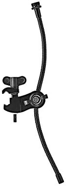 Meinl Cymbals Mic Rim Clamp Multiklammer – Klemmhalterung für Schlagzeug Mikrofone mit flexiblem Sch