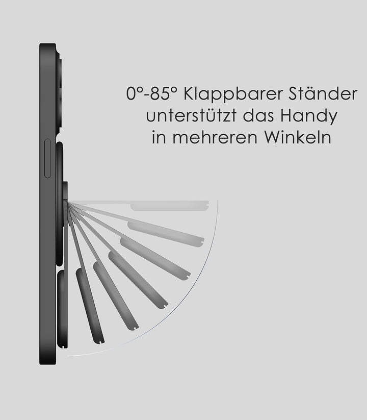 Aulumu G05 Magnetisch Phone Ständer Grip | Abnehmbarer, 360° Verstellbarer Handy-Kickstand mit Karto