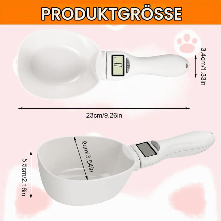 Digitale Küchenwaage Cooking Star mit 0,1-g-genauer Teilung und 800 g Tragkraft, Löffelwaage für kle