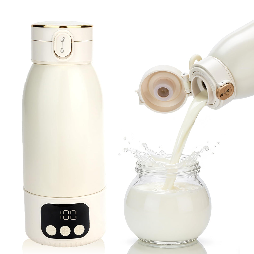 Baby Flaschenwärmer Unterwegs 2 minutters Milchwärmer 17400mAh Batteri USB-C-opladningsfunktion Gros