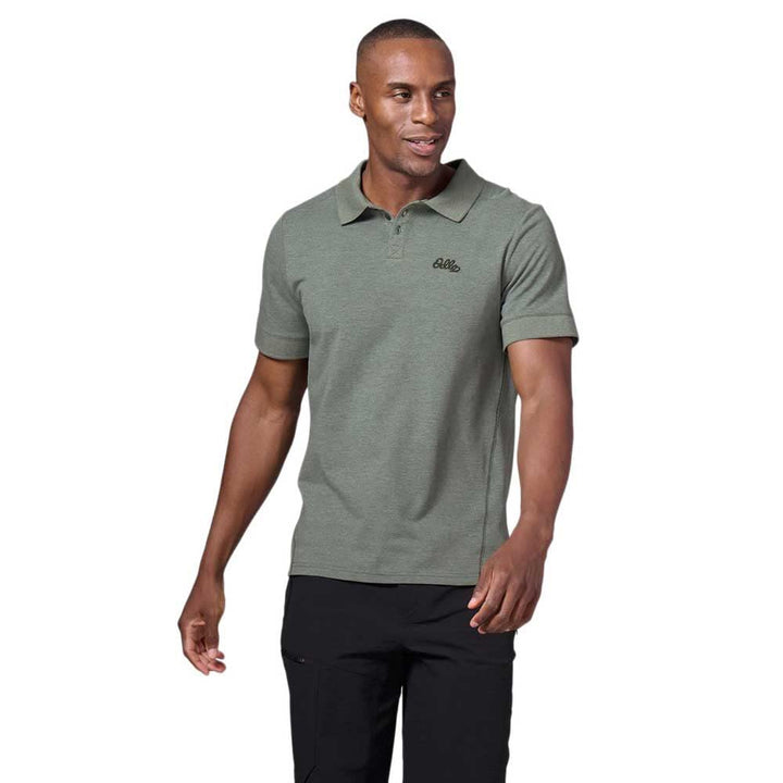 Odlo Herren Nikko Dry Polo T-Shirt Funktionsshirt Outdoor-Shirt XXL Camping Green Melange, XXL Campi