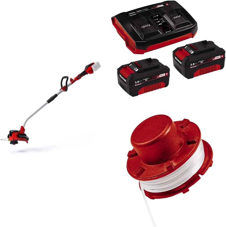 Einhell Akku-Rasentrimmer GE-CT 36/30 Li E Power X-Change (2x18 V, 9.000 U/min, elektr. Drehzahlregu