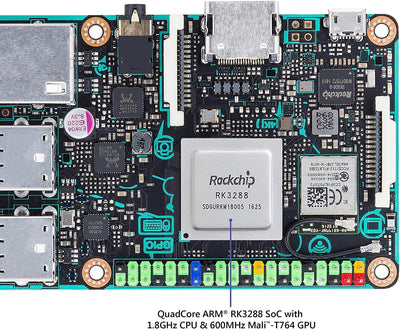 Tinker Board RK3288 SoC 1,8 GHz Quad Core CPU Single Board Computer Onboard ARM Mali-T764 GPU 2GB RA