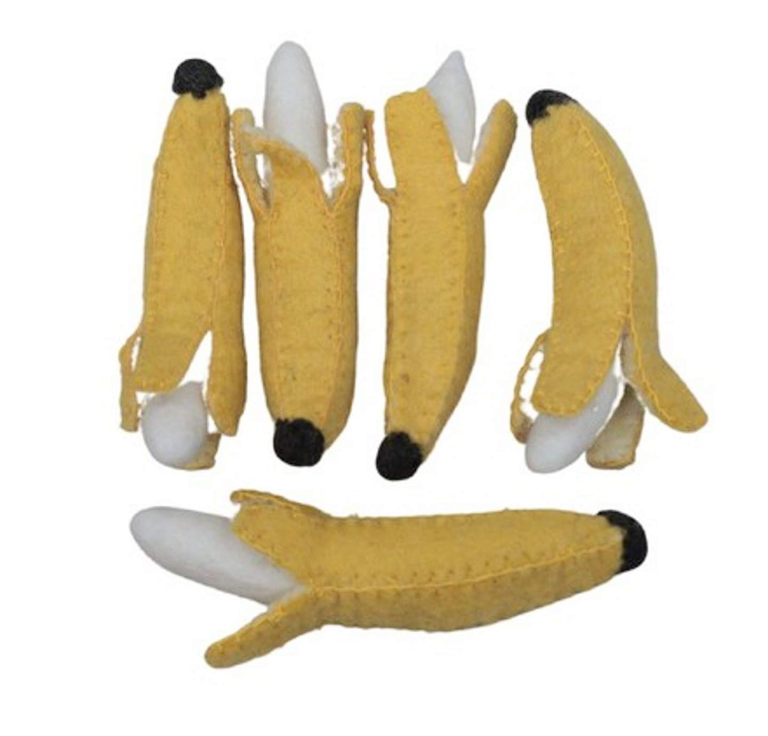 Filz Feen Filz Obst, Banane geschält - gefilzt - Filz Shop - Handarbeit (Ft309) (Sie erhalten 1 Bana