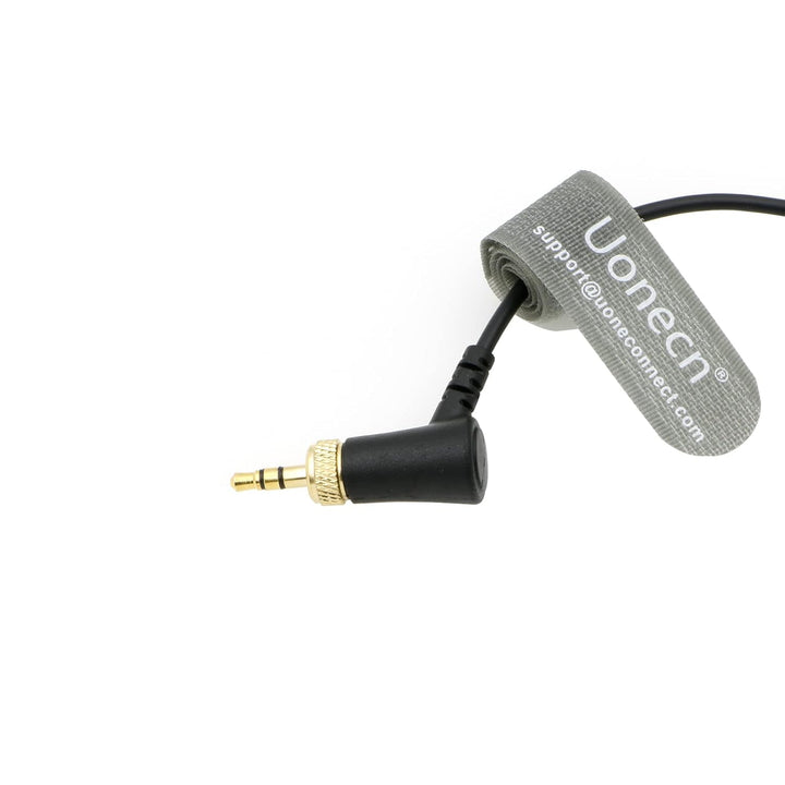Uonecn Mini-XLR-3-Pin-Stecker auf Rechtwinklig Verriegelbares TRS-3,5-mm-Audiokabel mit Niedrigem Pr