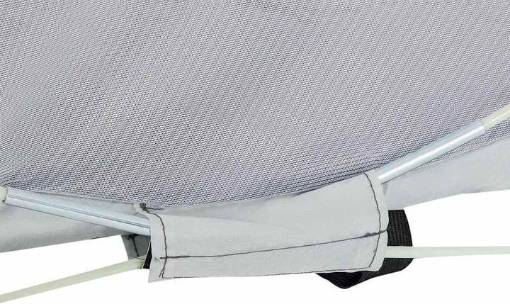 vidaXL Strandzelt, Strandmuschel mit Offenem Eingang, Campingzelt Pop-Up Wasserdicht Tragbar, Wurfze