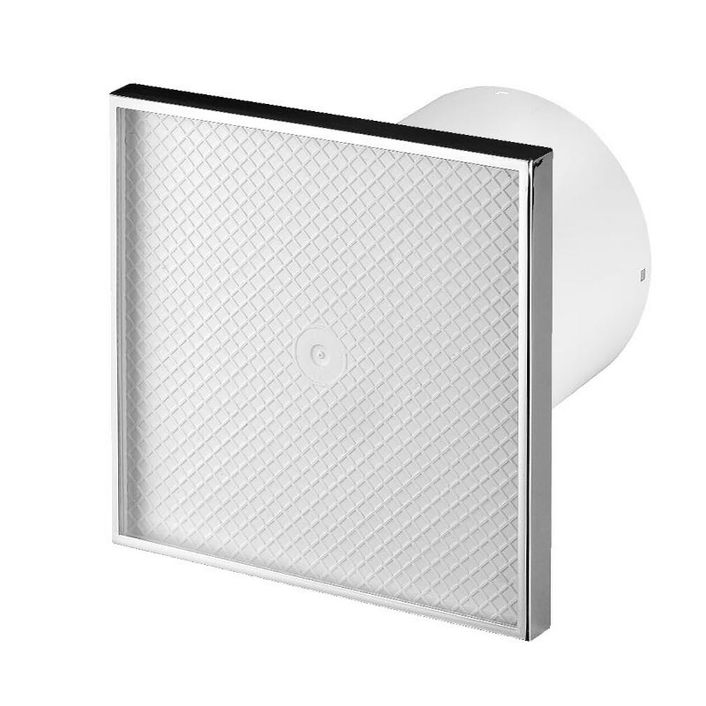 Awenta Badlüfter Wand-Ventilator Ø 100 mit Nachlauf, Kugellager Silent fliesenrahmen, Inside - Line