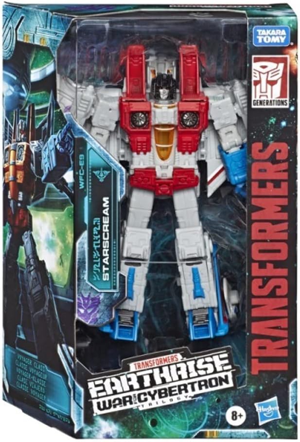 Transformers Spielzeug Generations War for Cybertron: Earthrise Voyager WFC-E9 Starscream, 17,5 cm