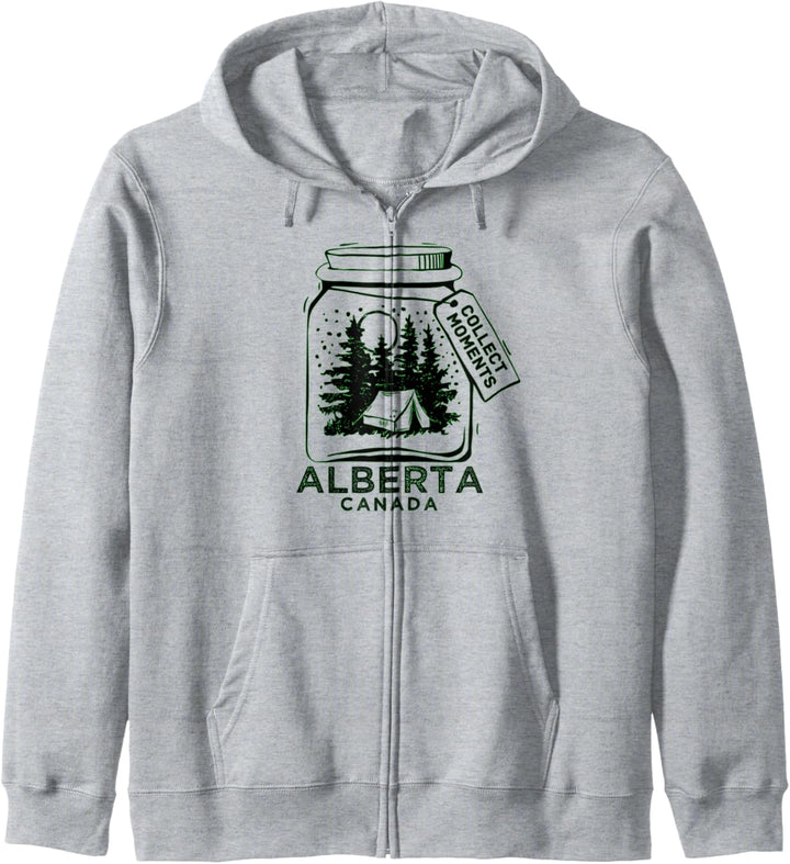 Vintage Alberta, Canada Souvenir Kapuzenjacke