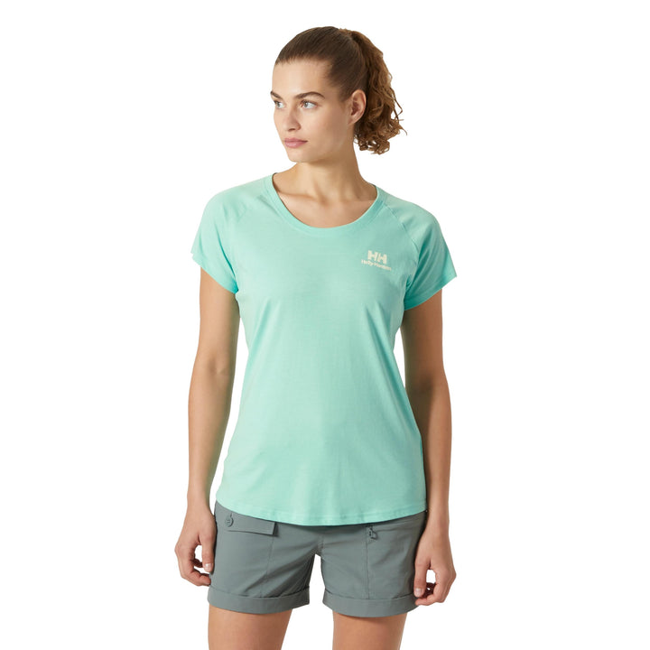 Helly Hansen Damen Nord Graphic Drop T-Shirt XS Lagune, XS Lagune