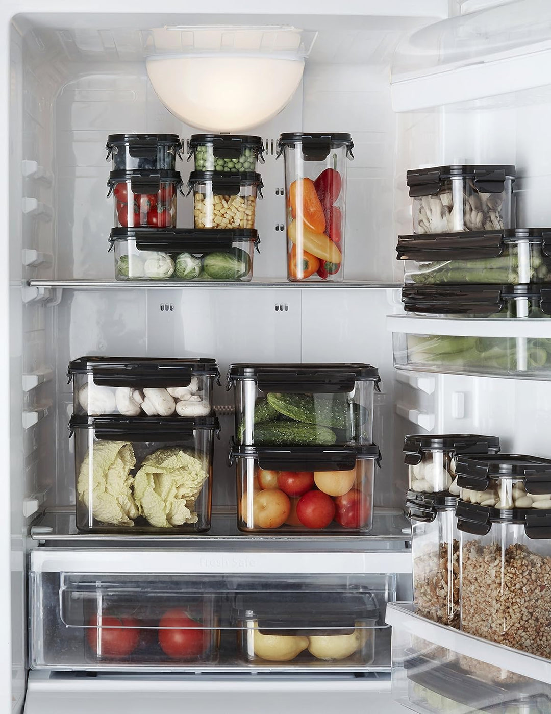 LOCK & LOCK Vorratsdosen 11er Set BISFREE, bpa frei & luftdicht - Frischhaltedosen mit Deckel für Kü