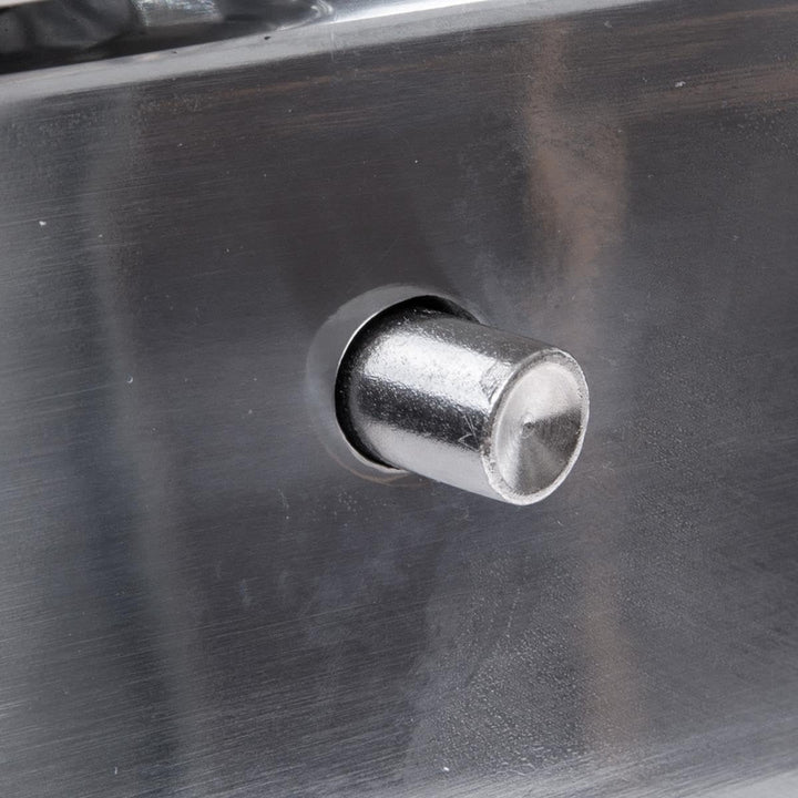 Allpax Gastro Burgerpresse aus Edelstahl - Durchmesser Ø 105 mm - einsetzbar für Fleisch, Fisch oder