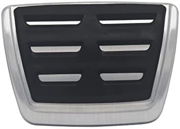 Wisamic Edelstahl Fussstütze Bremse Pedalkappen Abdeckung Fuel Bremse Fussbett