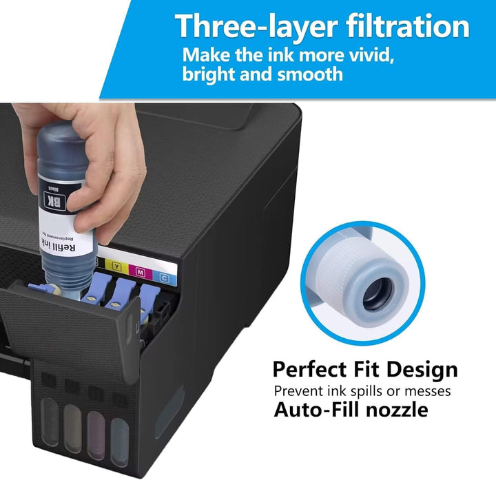 LCL 104 Tinte hoher Kapazität Kompatibel für Epson 104 Schwarz Tintenflasche Multipack für Epson Eco