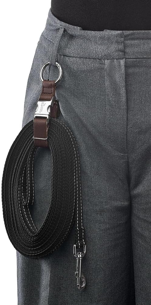 HUNTER Leinenhalter Barrit Grösse one-Size, Farbe Dunkelbraun, dunkelbraun