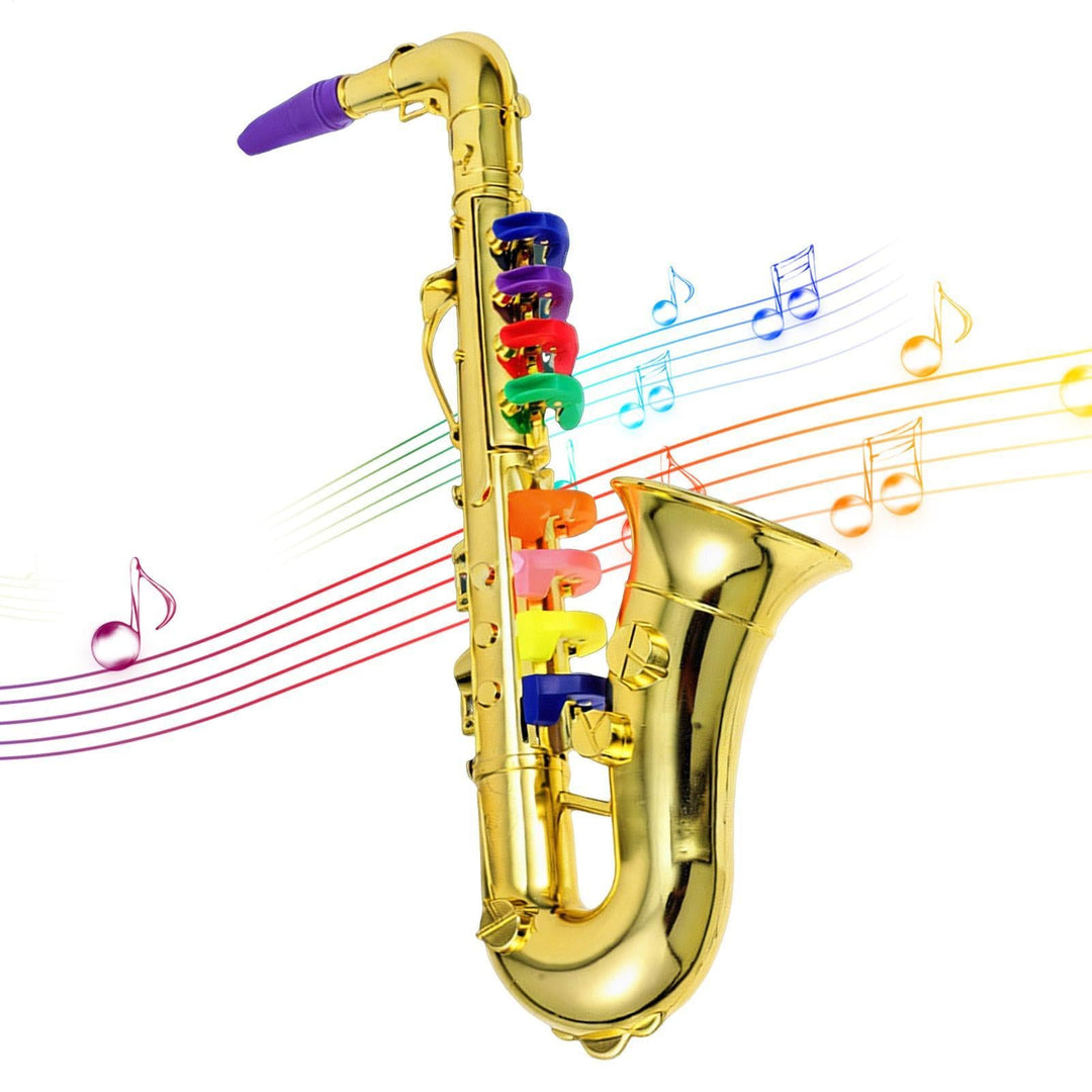 Trompete für Kinder, Spielzeug Saxophon, Kinder Vorschul Musikspielzeug Geschenk Wind Instrument, Bl