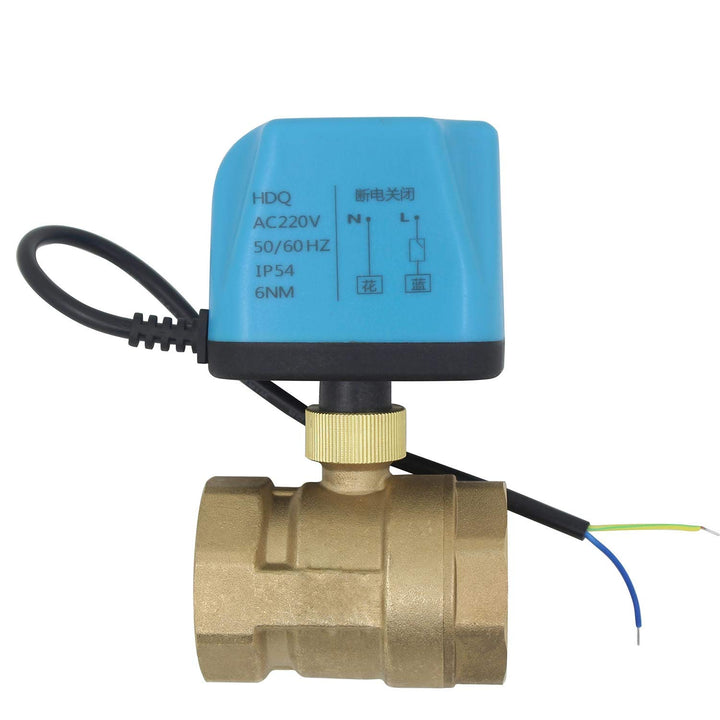 2 Drähte NC - 2 wege motorkugelhahn 230v ventil elektrisch kugelventil elektrisch 220v - zwei wege m