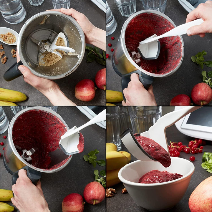 Littfield Drehkellenspatel & Roller-Slide - Thermomix Zubehör Set TM6 & TM5 - Spatel und Gleitbrett