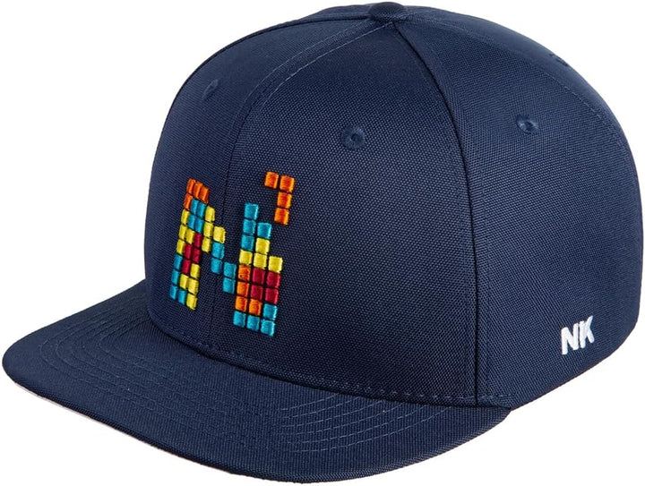 Nebelkind Snapback Cap Dunkelblau Pixel 2 Bunt Grössenverstellbar Unisex One Size