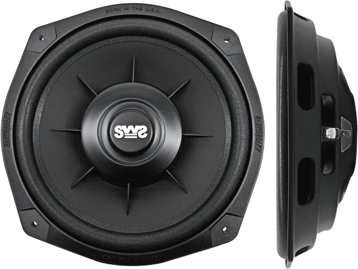 Earthquake Sound SWS-8Xi Tieftönersystem, Untersitz-Subwoofer, 2 Ohm, 1 Stück, 8 Zoll, Schwarz