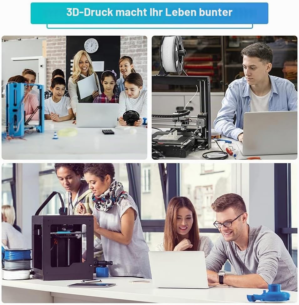 Creality Offizielles PLA Filament 1.75mm, 3D Drucker Filament, Filament-3D-Druckmaterialien, Toleran