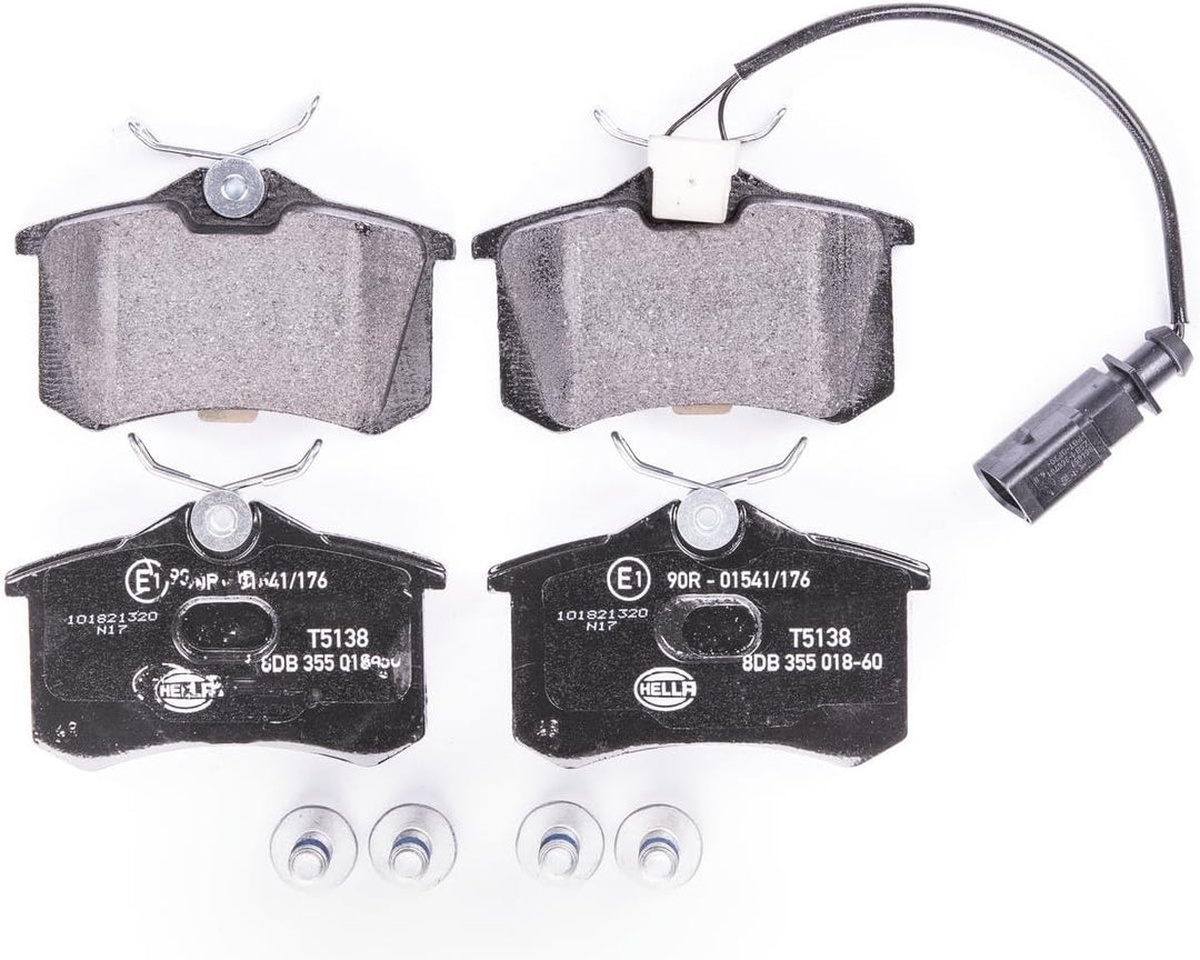 HELLA PAGID 8DB 355 018-601 Bremsbelagsatz - T5138 - Dicke/Stärke: 17.2mm - Bremssystem: Lucas - mit