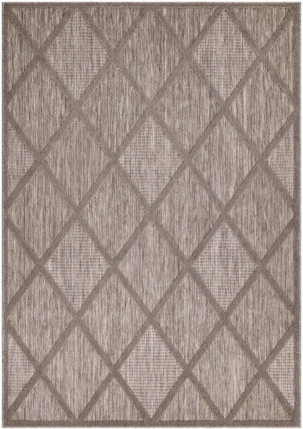 carpet city In-& Outdoor Teppich - 240x340 cm - für Innen-& Aussenbereich - Wetterfest Balkon-Teppic
