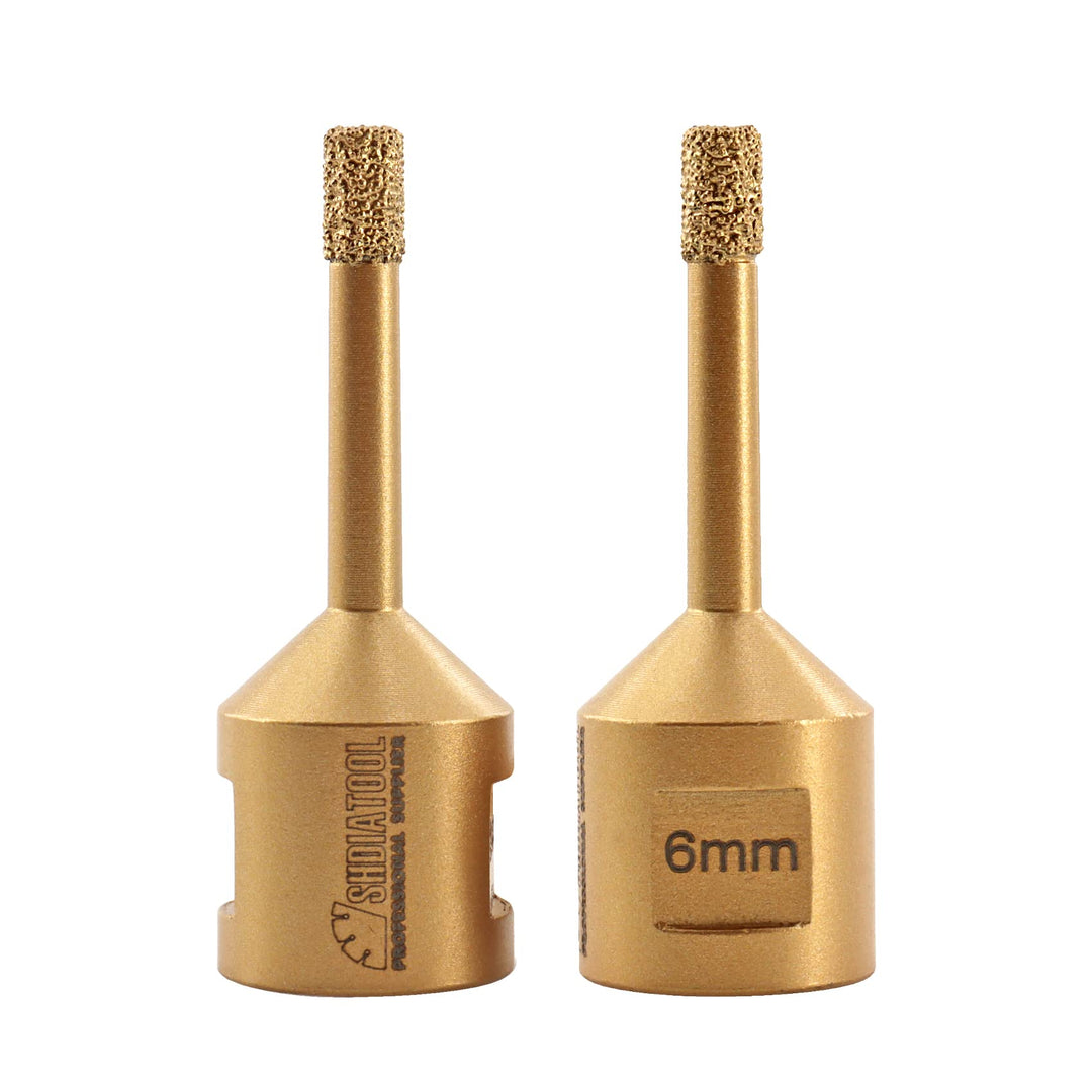 SHDIATOOL Diamant-bohrkrone Durchmesser 6mm Diamanthöhe 10MM für Porzellan Fliese Granit Marmor Troc