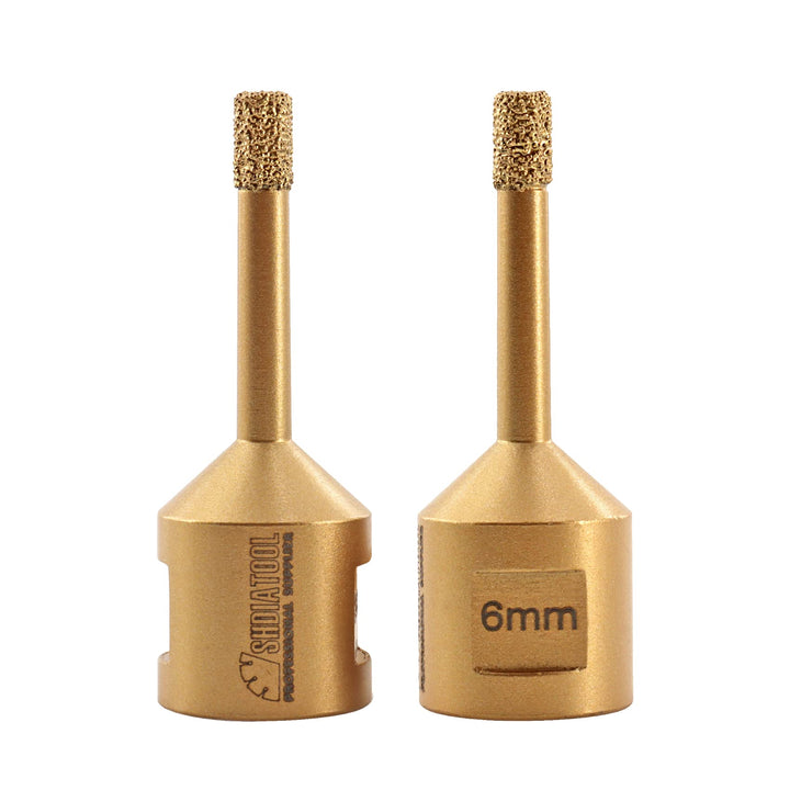 SHDIATOOL Diamant-bohrkrone Durchmesser 6mm Diamanthöhe 10MM für Porzellan Fliese Granit Marmor Troc