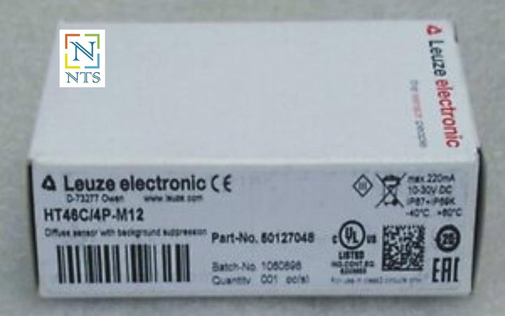 Electronic Reflexions-Lichttaster HT46C/4P-M12 50127048 Hintergrundausblendung, hellschaltend, dunke