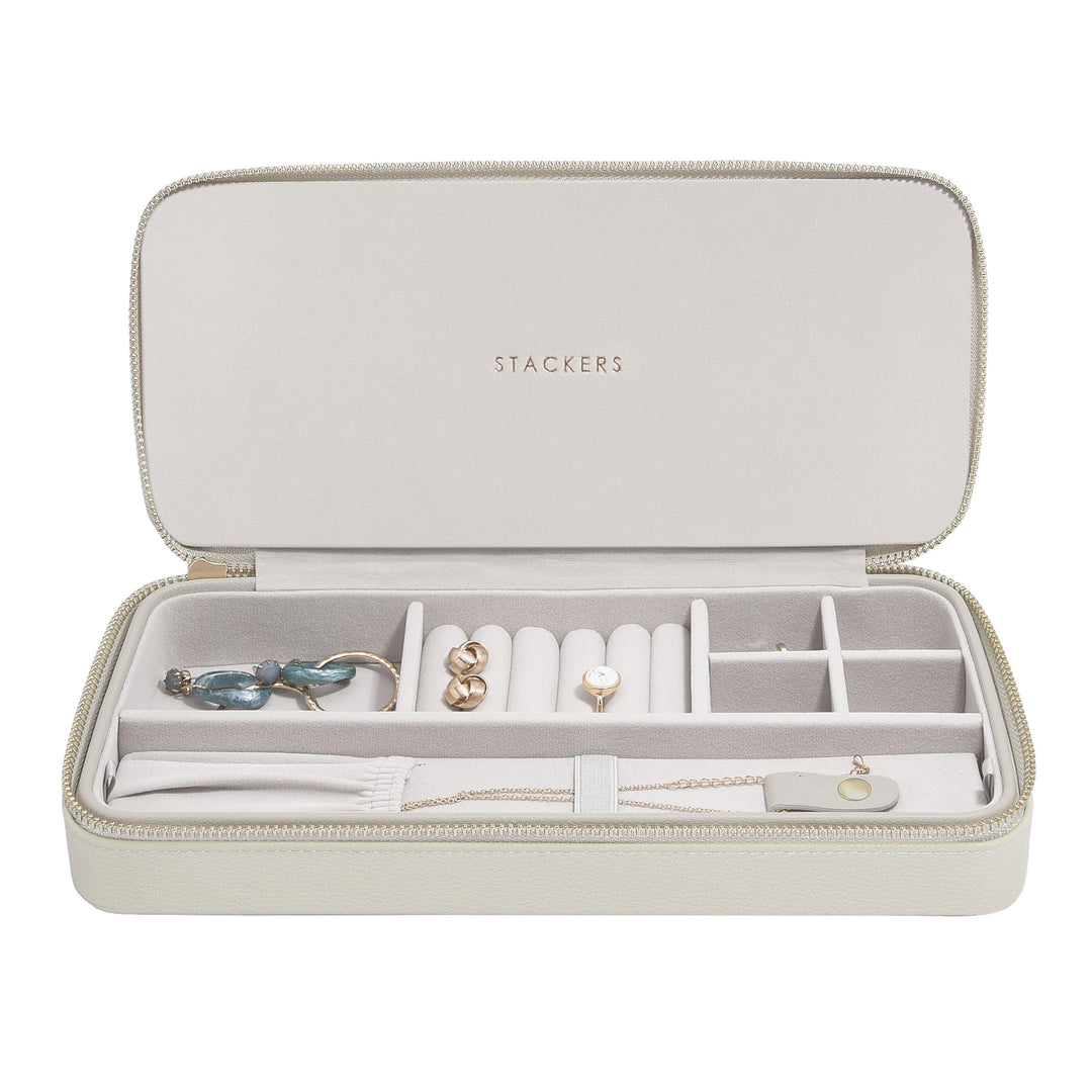 Stackers Sleek Necklace Oatmeal Travel Box