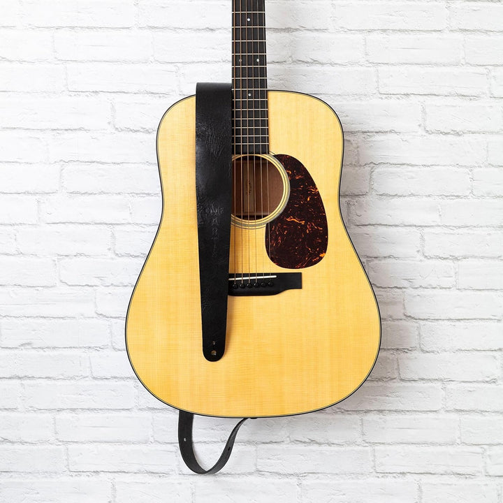 Martin 5,1 cm Cuir Sangle pour guitare acoustique avec logo CFM Noir