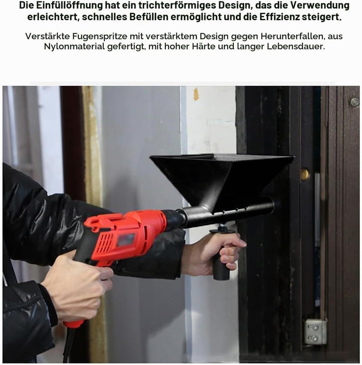 Elektrische Mörtelspritze, Mörtelpresse mit 4 Düsen, Tragbarer Elektrische Mörtelpumpe, Electric Mor