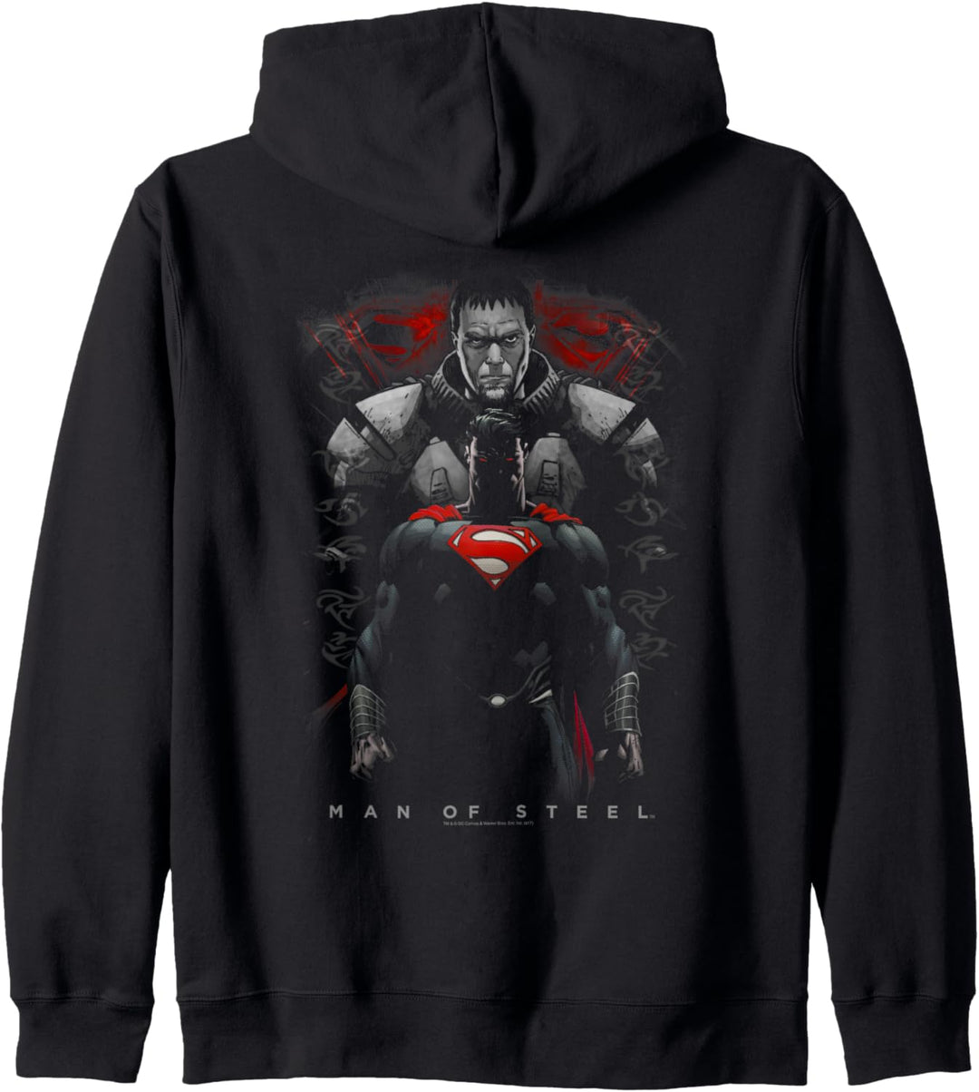 Superman Man of Steel Man Behind Kapuzenjacke