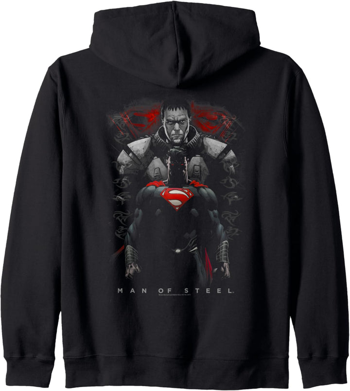 Superman Man of Steel Man Behind Kapuzenjacke