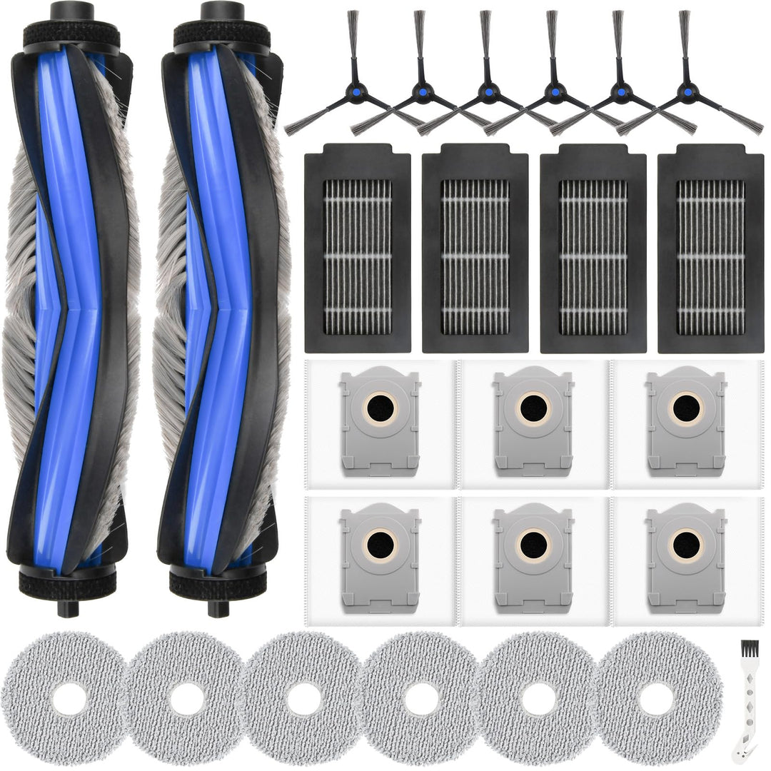 25 Stück Zubehörset für ECOVACS DEEBOT T50 Pro Omni / T50 Omni / T50 Pro Omni Gen2 Saugroboter, mit