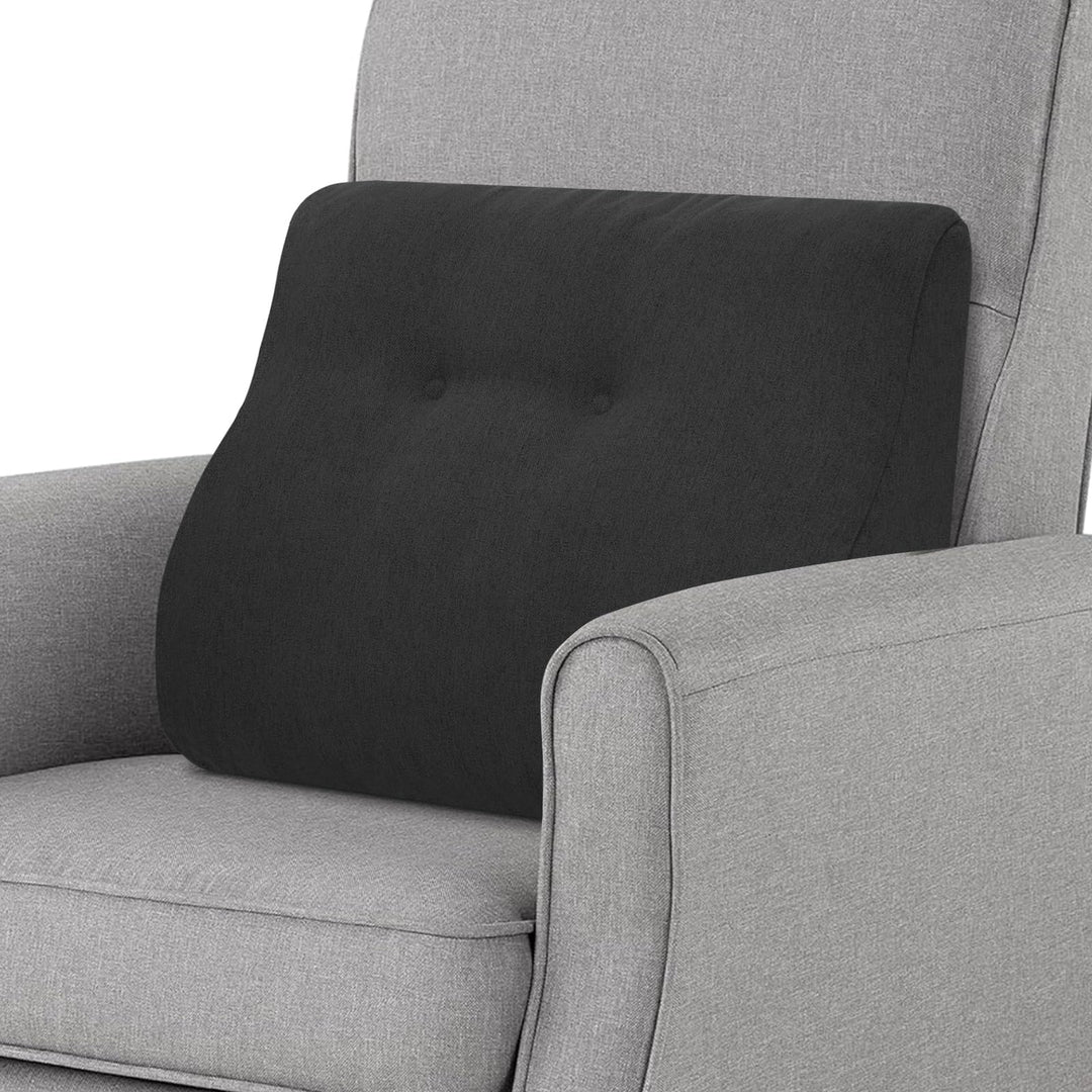 GOFORIT Ergonomisches Rückenkissen für Sofa &amp; Sessel - Zweilagiges Memory-Schaum Lendenkissen mit fe