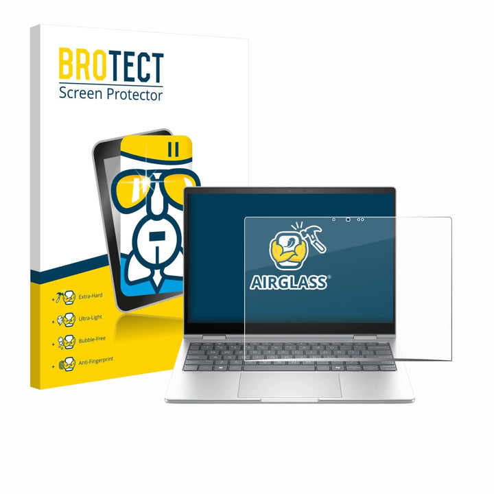 BROTECT Schutzglas für HP EliteBook 8 Flip G1i 13" Schutzfolie Panzer Folie Glas Displayschutz Made