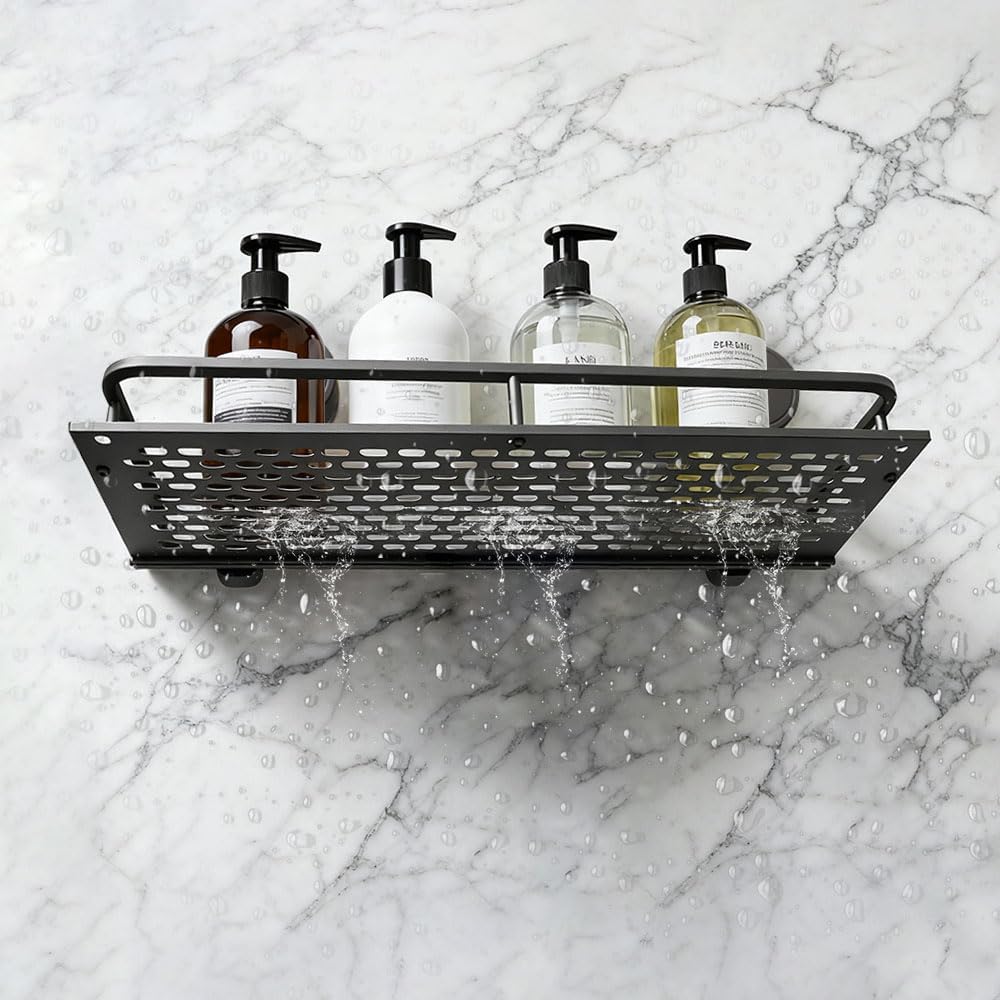 Saugnapf Duschablage Ohne Bohren Aluminium Abnehmbar Duschablage Wand Duschkorb saugnapf Shampoo Hal