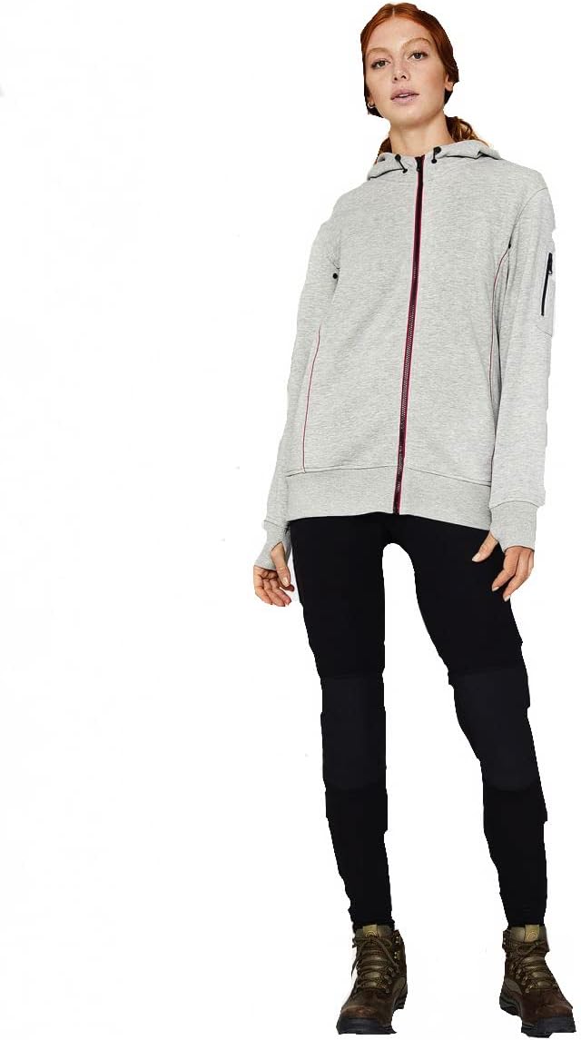 Dickies Damen W Performance Hoodie Sweatshirt S-XXL Heather Grey, S-XXL Heather Grey