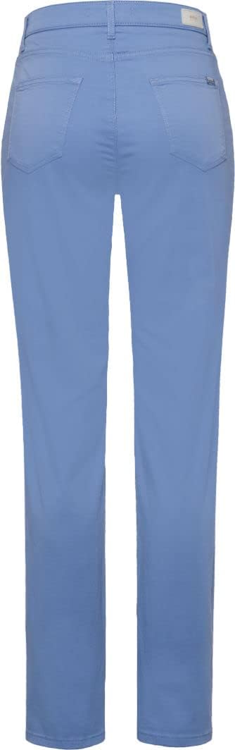 BRAX Damen Hose Style Carola Five-Pocket-Hose aus Wertigem Baumwollsatin 34 Light Blue, 34 Light Blu