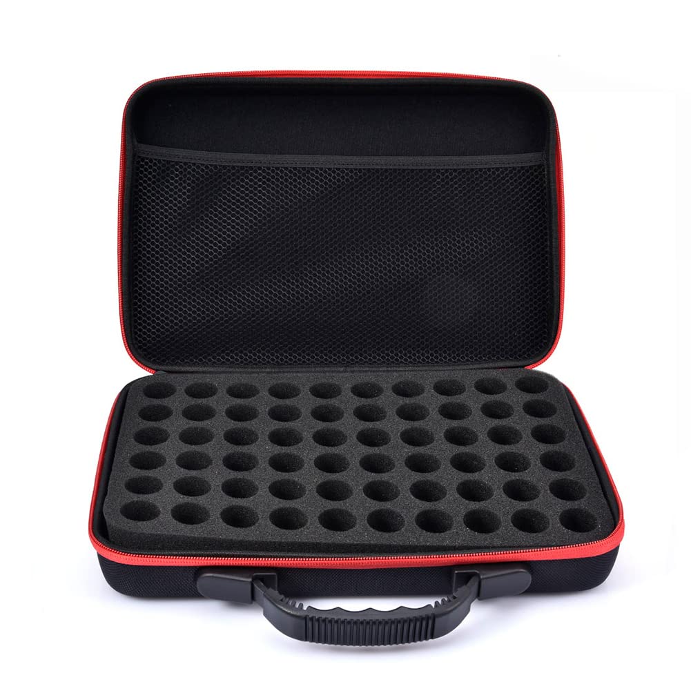 Ätherisches Öl Tragetasche, Aufbewahrungsbox für 60 Flaschen 10ml 15ml Ätherisches Öl Nagellack Arom