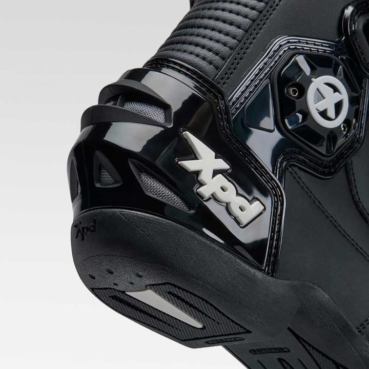 XPD XP6-S Motorrad Stiefel, schwarz, 39 Schwarz 39 EU, Schwarz 39 EU
