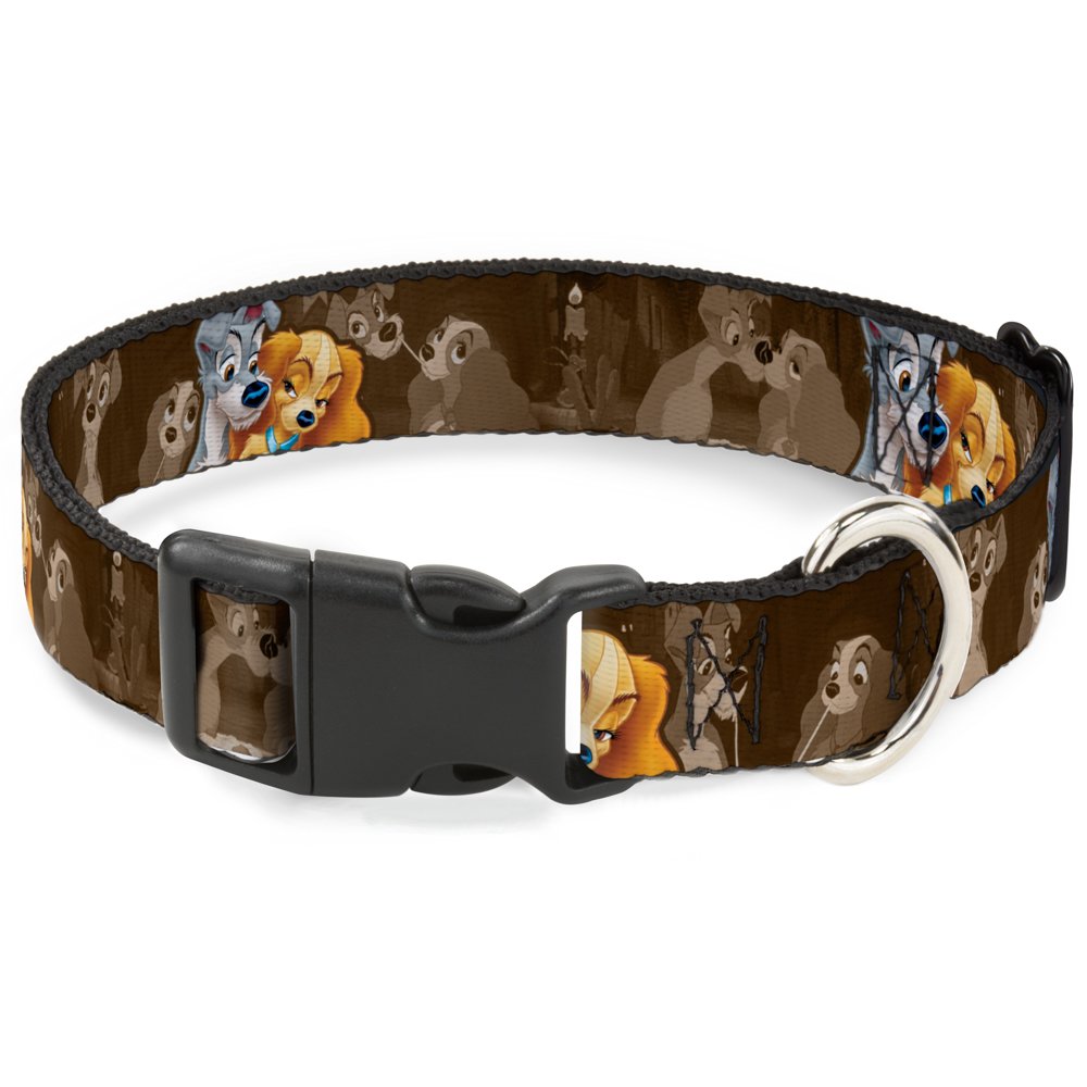 Buckle-Down PC-WDY372-S Kunststoff-Clip-Halsband für Damen und Trampfe, 2-Positionen/Spaghettitüss S