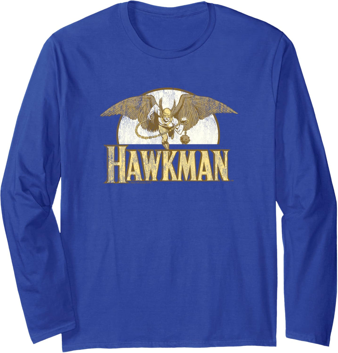 Justice League Hawkman Fly By Langarmshirt
