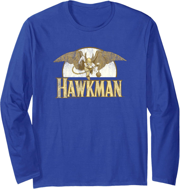 Justice League Hawkman Fly By Langarmshirt