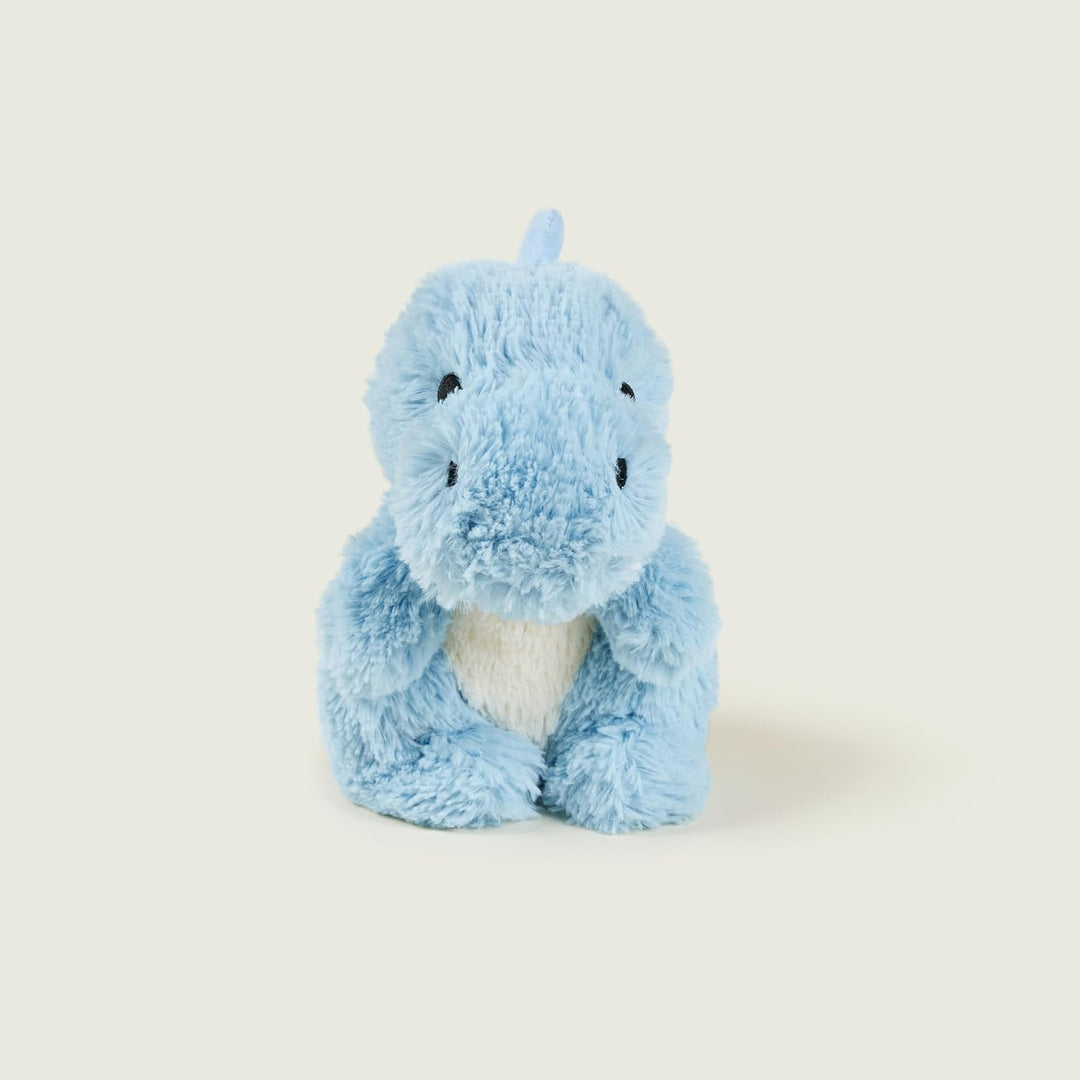 Warmies® Vollständig beheizbares Kuscheltier mit französischem Lavendel, Baby-Dinosaurier, blau